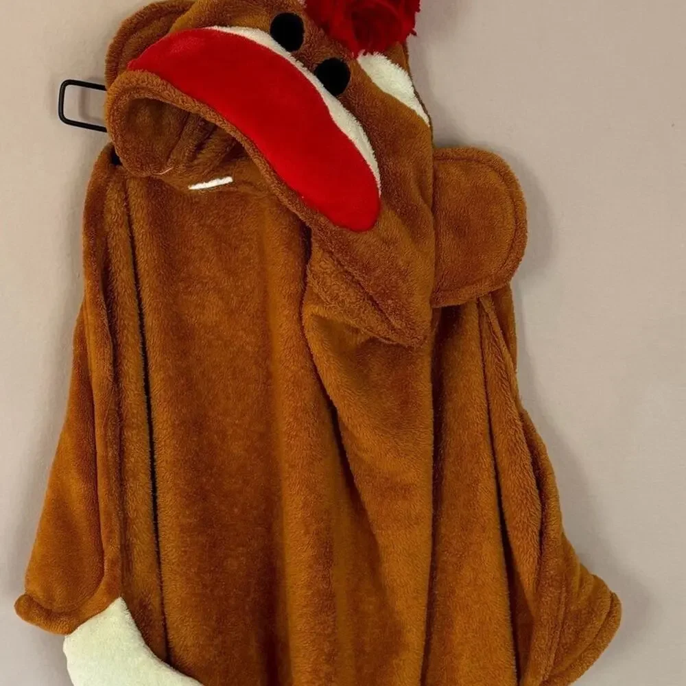 Curious George Wrap Around Hoodie Blanket
